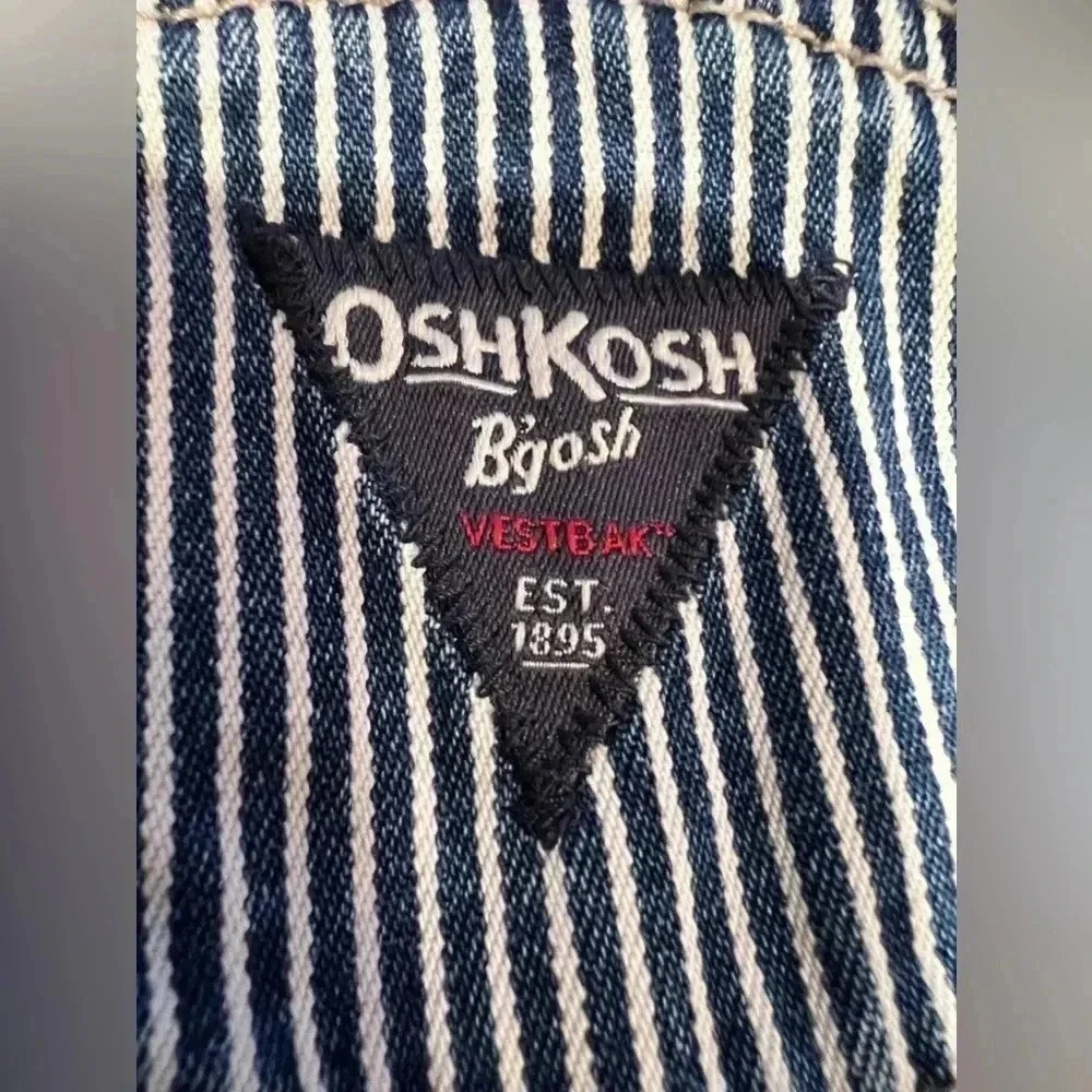 VINTAGE: OshKosh B’gosh | Vestbak railroad overalls. Size: 24M